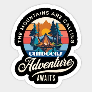 Adventure awaits Sticker